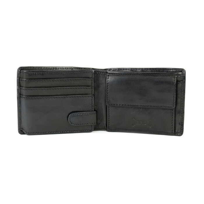 Bear Design Bear Design Jim 6cc billfold zwart