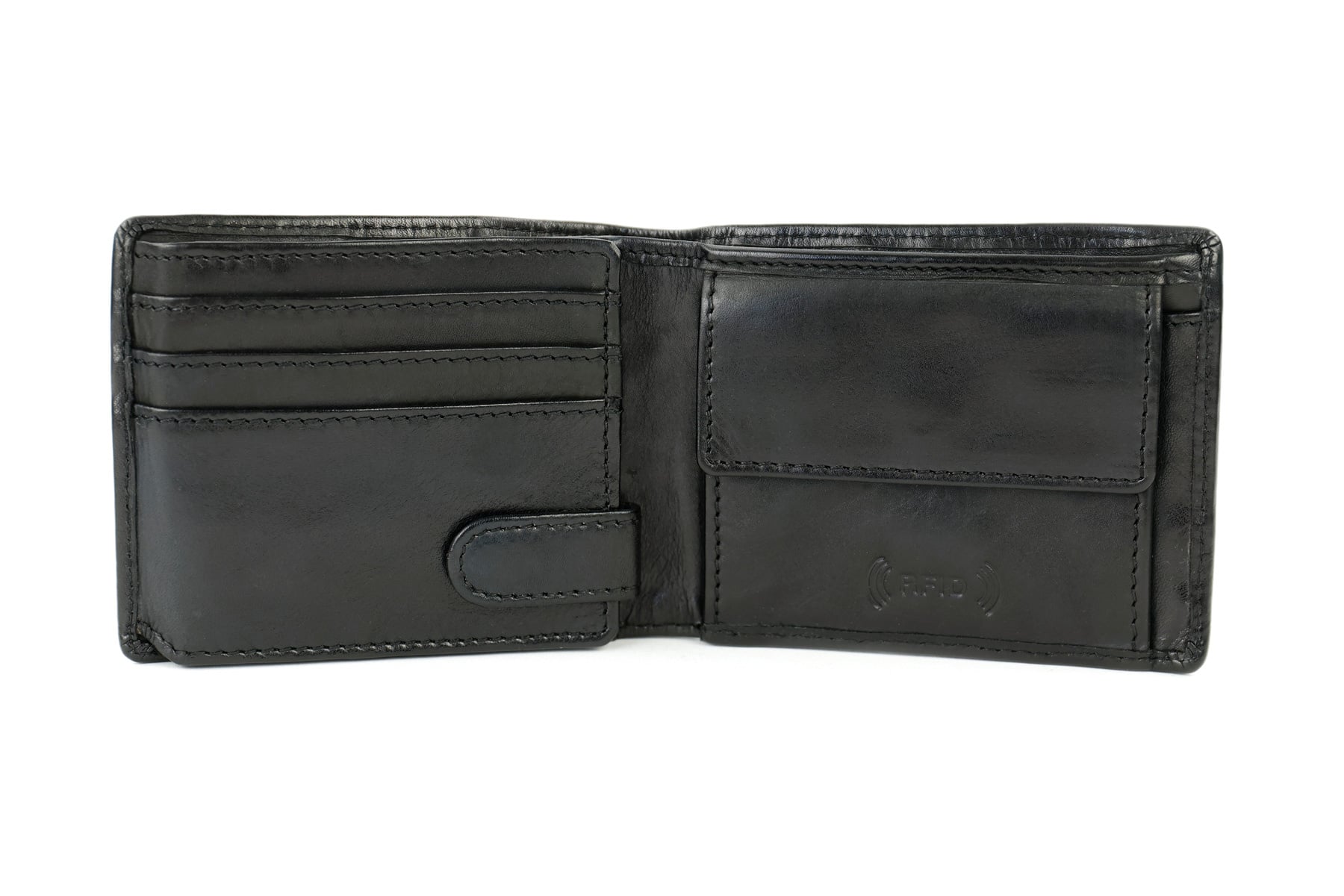Bear Design Bear Design Jim 6cc billfold zwart