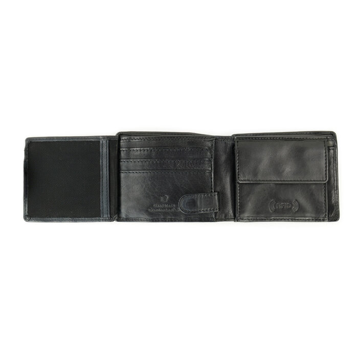 Bear Design Bear Design Jim 6cc billfold zwart