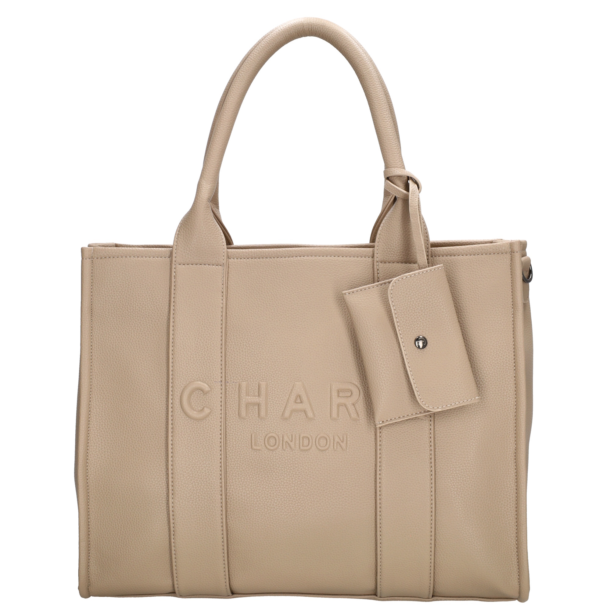 Charm London Charm London Bond Laptoptas 15,6 inch zand