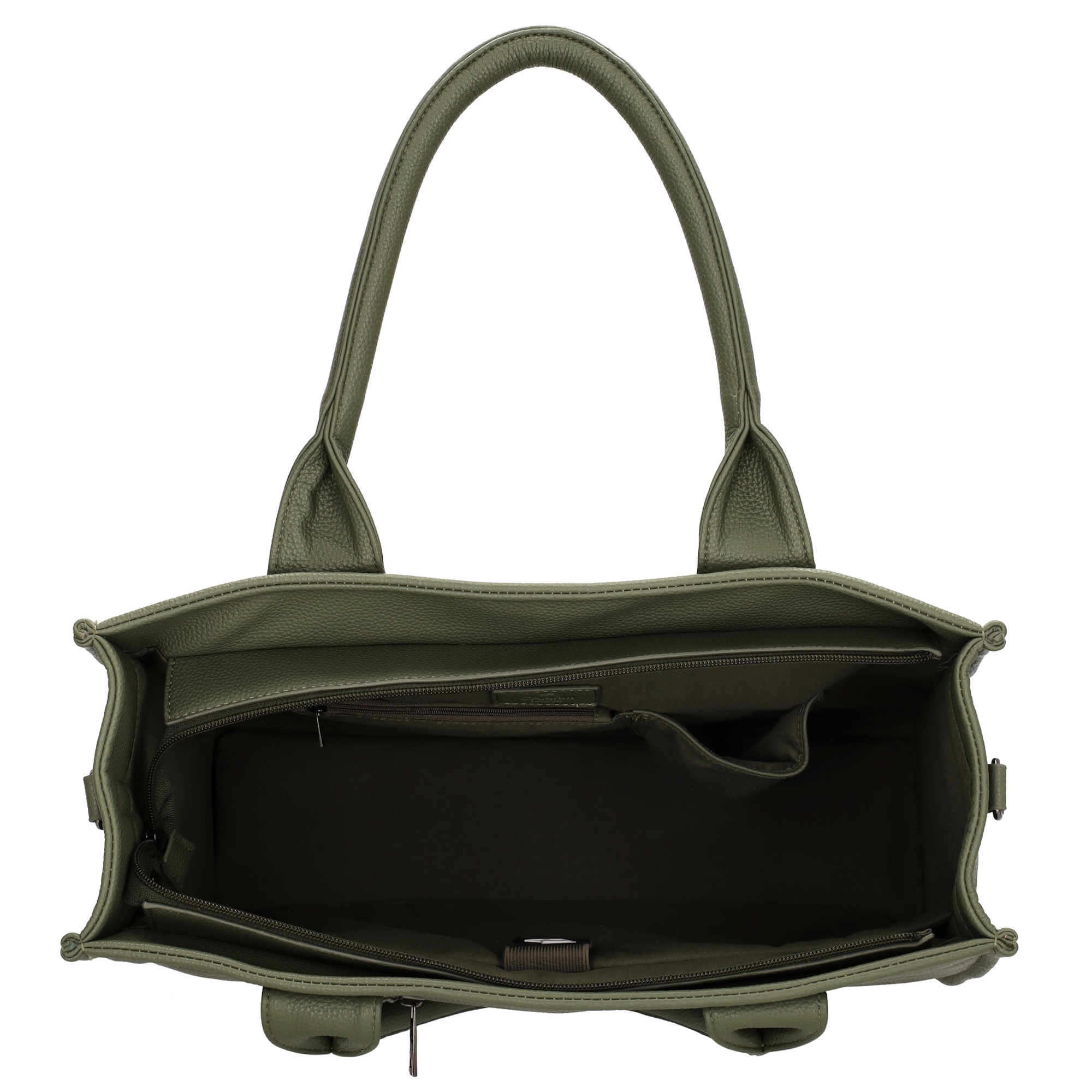 Charm London Bond Laptoptas 15,6 inch natuur groen