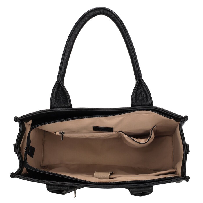 Charm London Bond Laptoptas 15,6 inch zwart