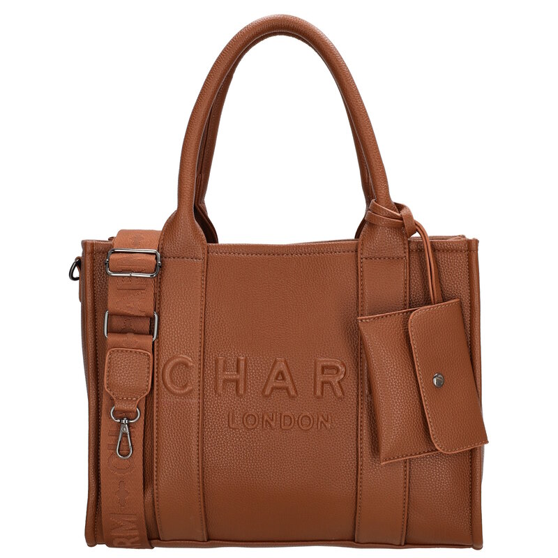 Charm London Charm London Bond middelgrote shopper bruin