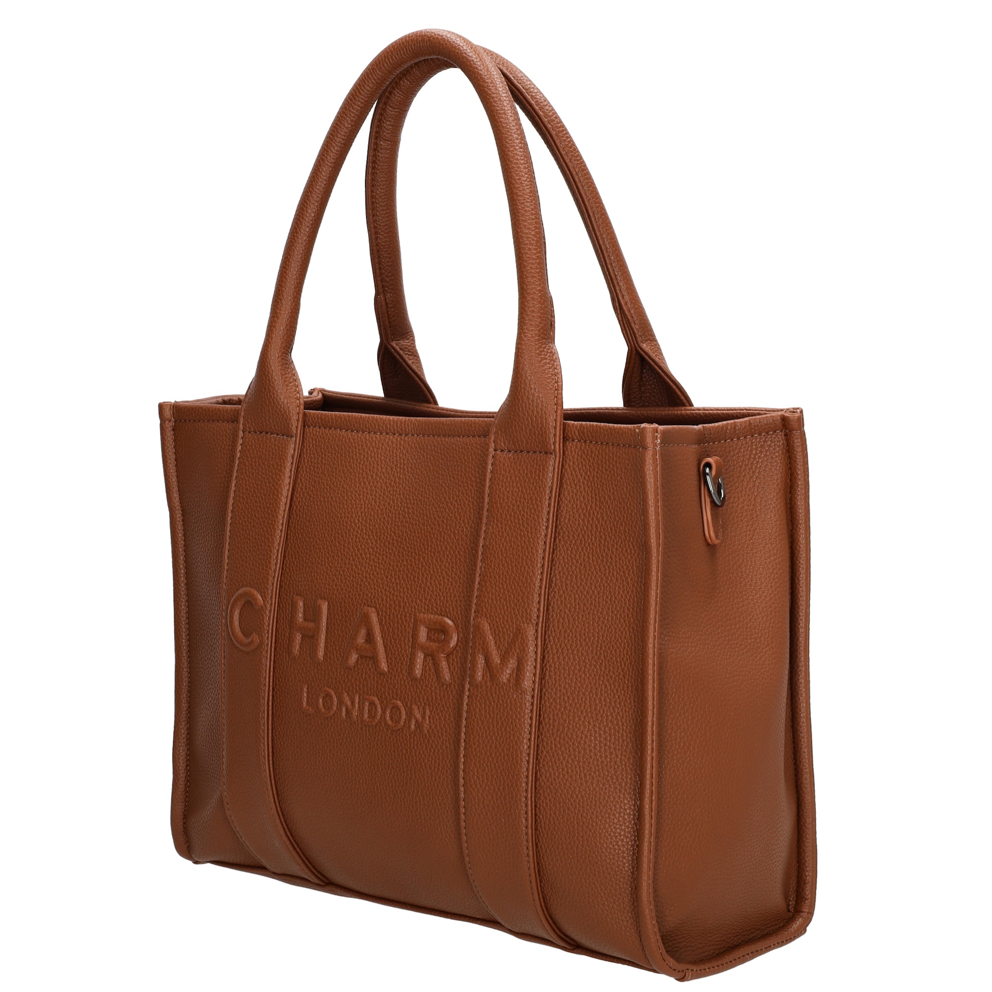 Charm London Charm London Bond middelgrote shopper bruin
