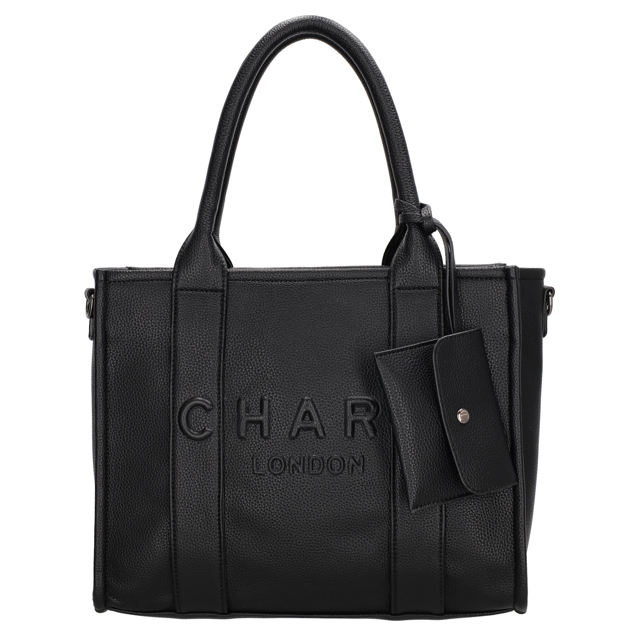 Charm London Charm London Bond middelgrote shopper zwart
