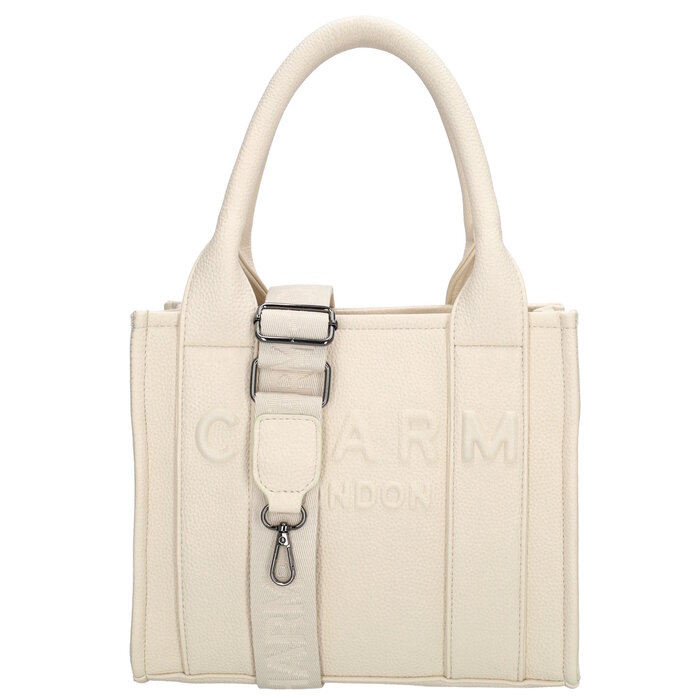 Charm London Charm London Bond Handtas-schoudertas off white