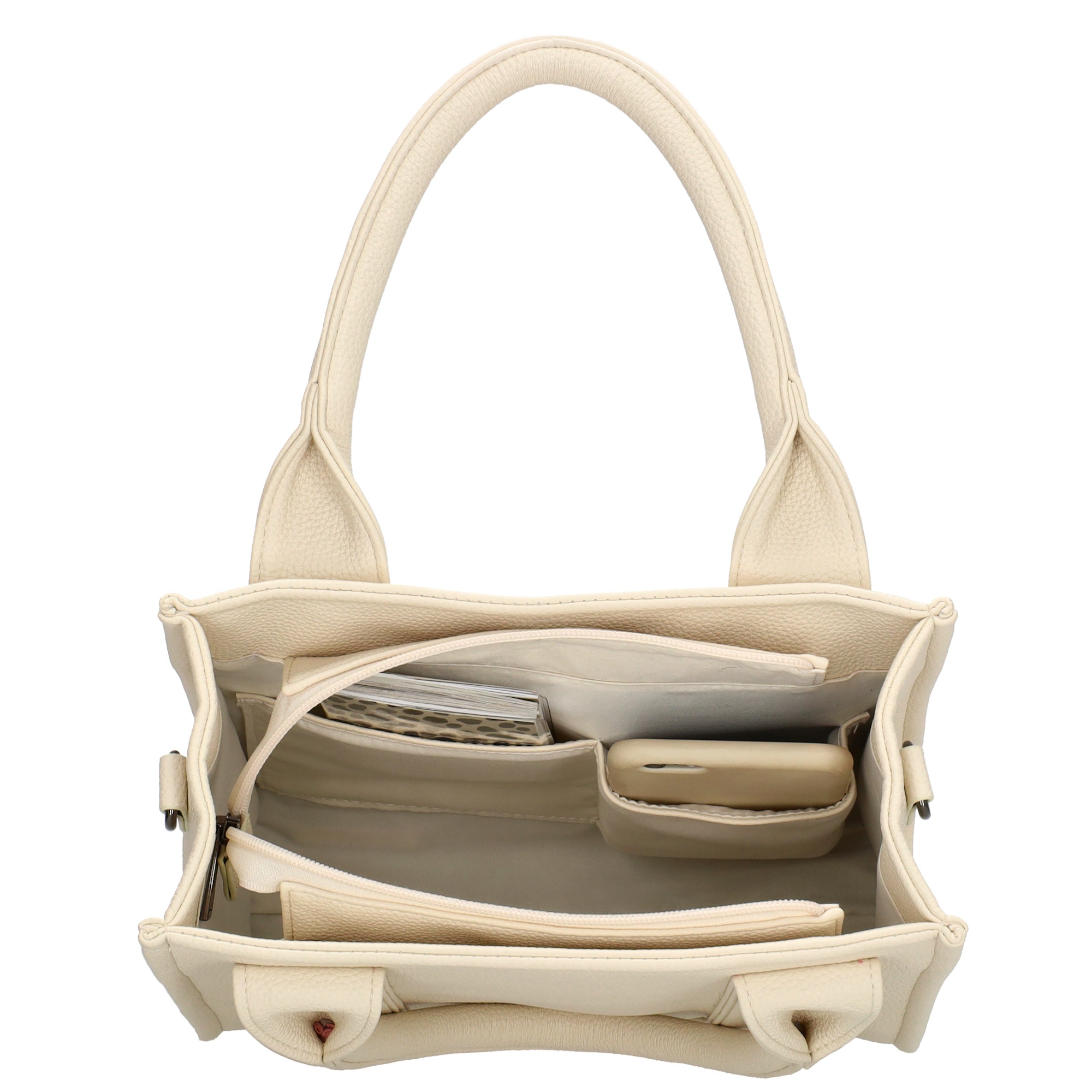 Charm London Charm London Bond Handtas-schoudertas off white