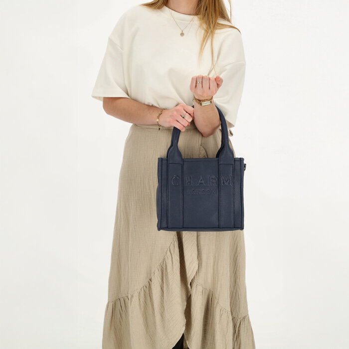 Charm London Charm London Bond Handtas-schoudertas blauw