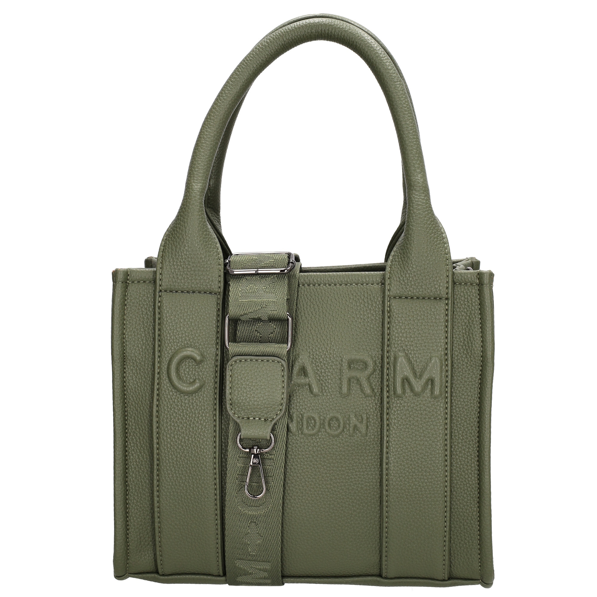 Charm London Charm London Bond Handtas-schoudertas natuur groen