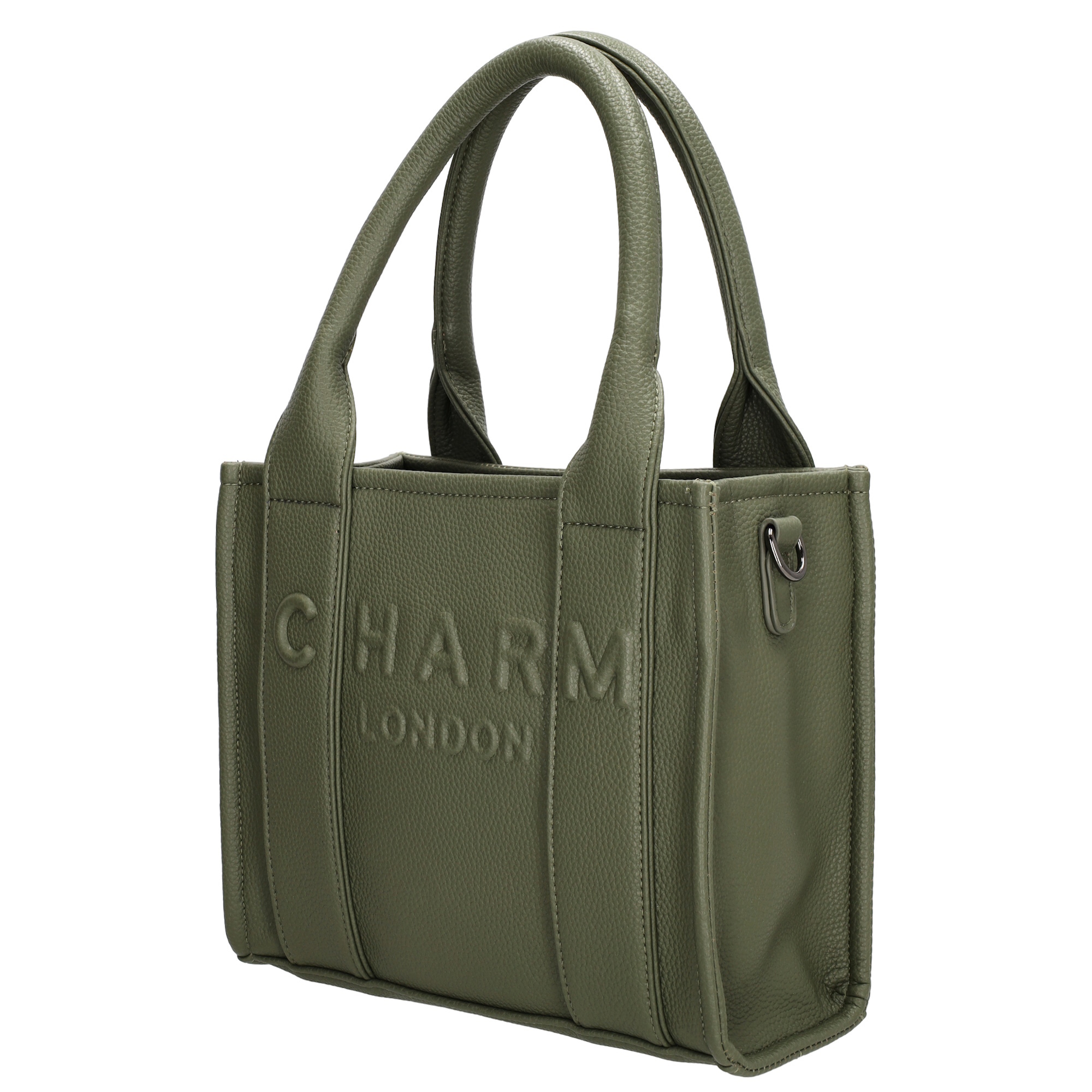 Charm London Charm London Bond Handtas-schoudertas natuur groen