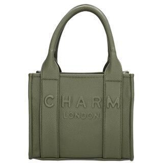 Charm London Bond Handtas-schoudertas natuur groen