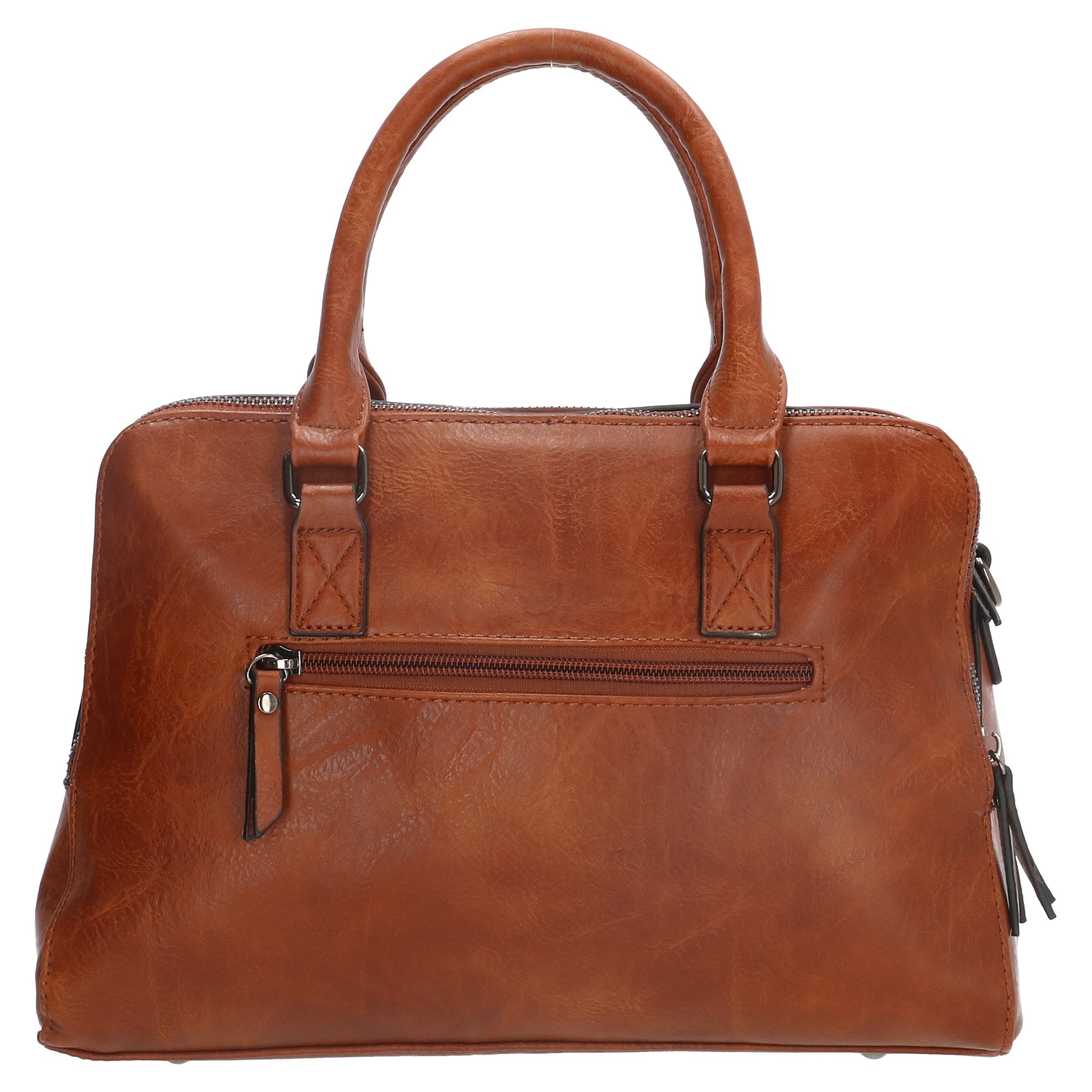 Charm London Charm London 3-vaks handtas-schoudertas cognac