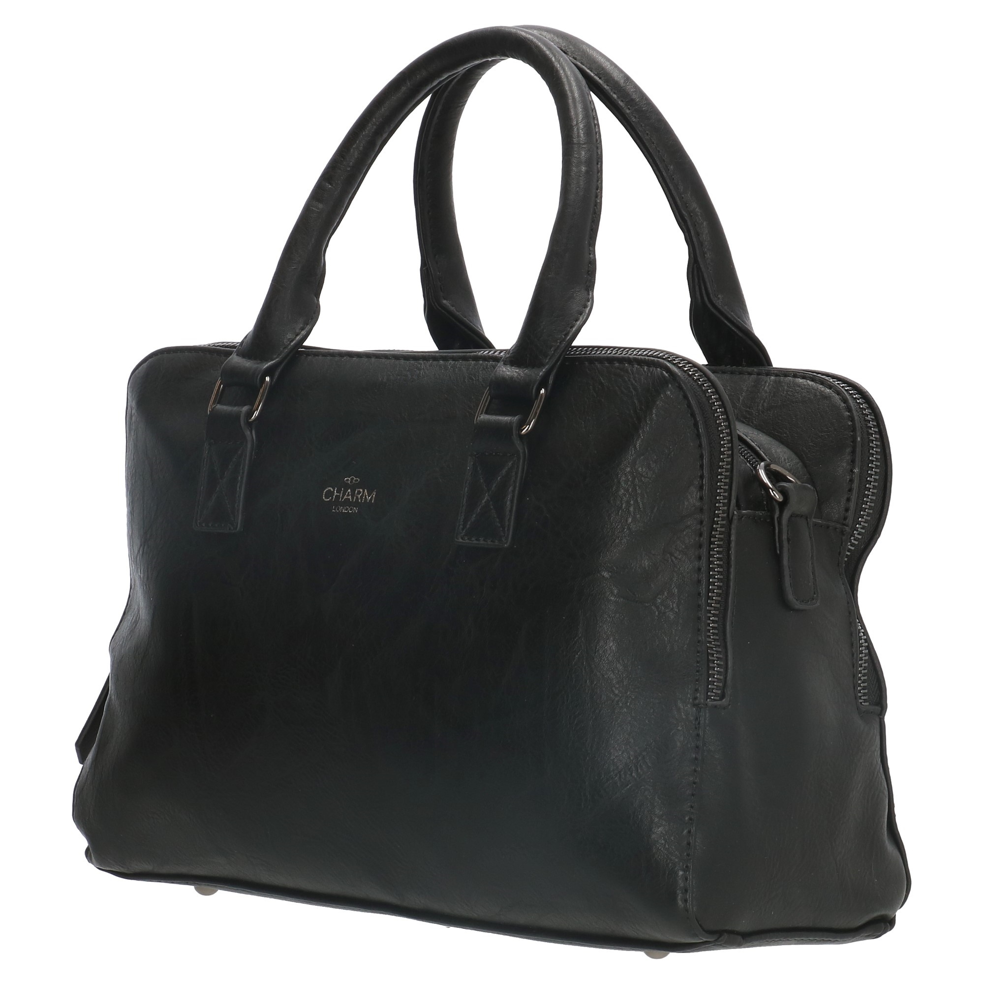 Charm London Charm London 3-vaks handtas zwart