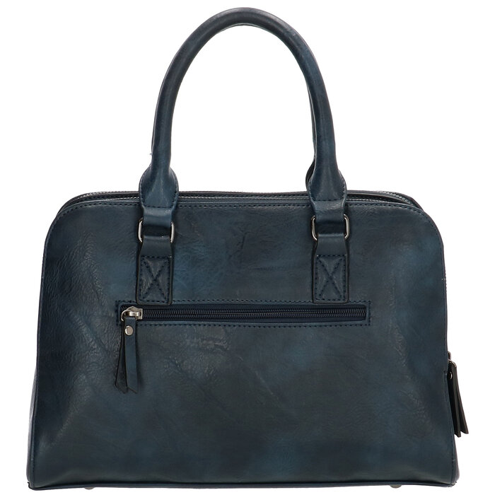 Charm London Charm London 3-vaks handtas blauw