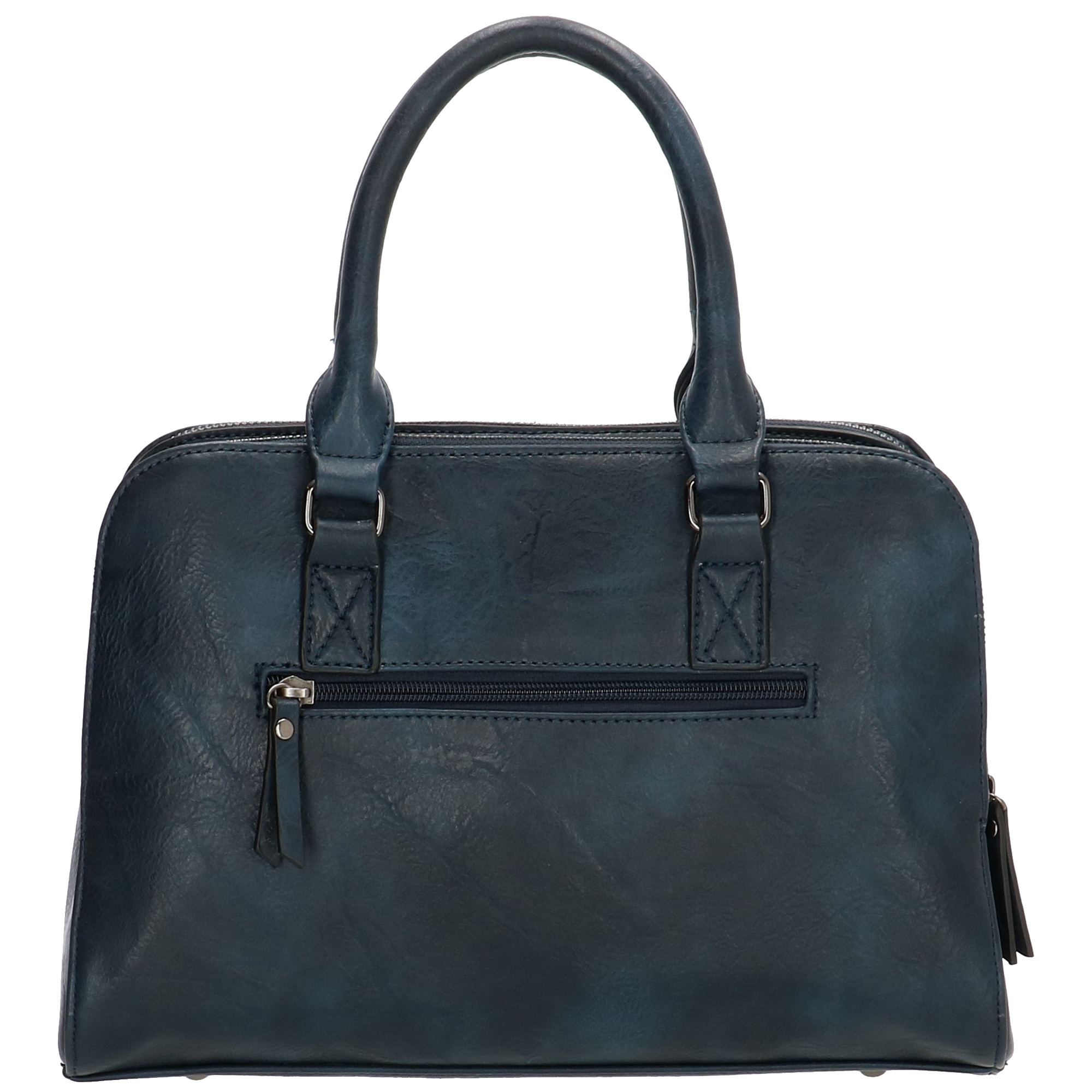 Charm London Charm London 3-vaks handtas blauw