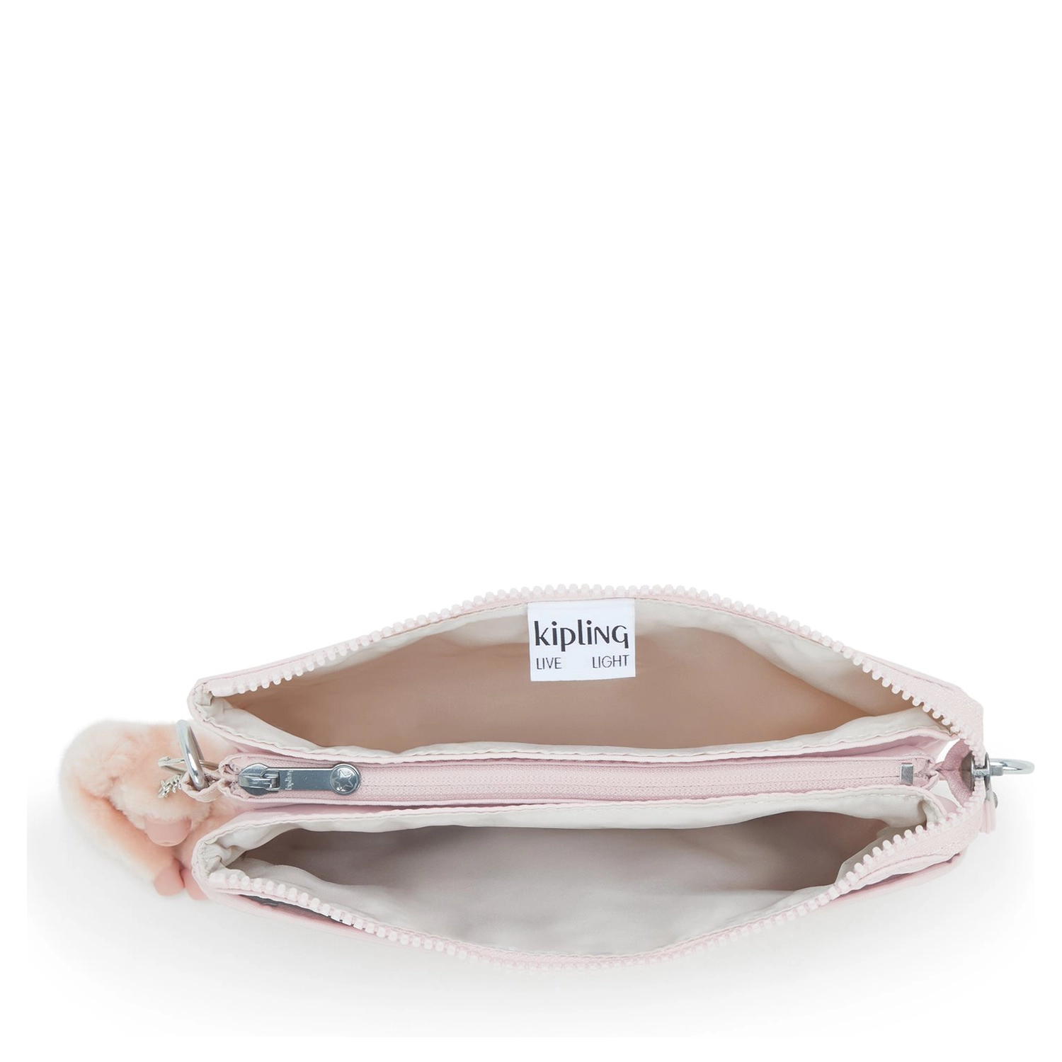 Kipling Kipling Riri crossbody-schoudertasje pink shine