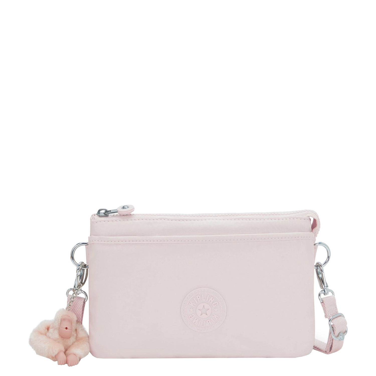 Kipling Kipling Riri crossbody-schoudertasje pink shine