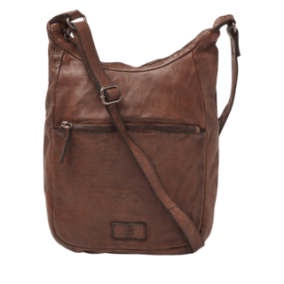 De Rooy Amsterdam Capri schoudertas chestnut