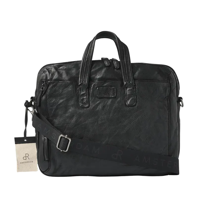 De Rooy Amsterdam De Rooy Amsterdam Capri 14" laptop-werktas zwart