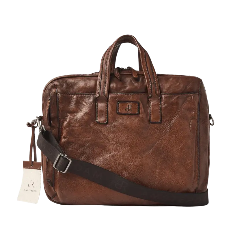 De Rooy Amsterdam De Rooy Amsterdam Capri 14" laptop-werktas chestnut