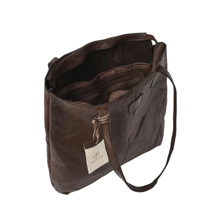 De Rooy Amsterdam De Rooy Amsterdam Capri shopper bruin