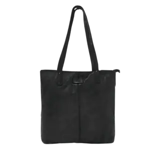 De Rooy Amsterdam Capri shopper zwart