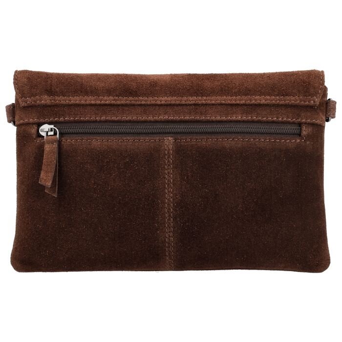 Hide&Stiches Hide & Stitches Brazos enveloppe-tas dark brown