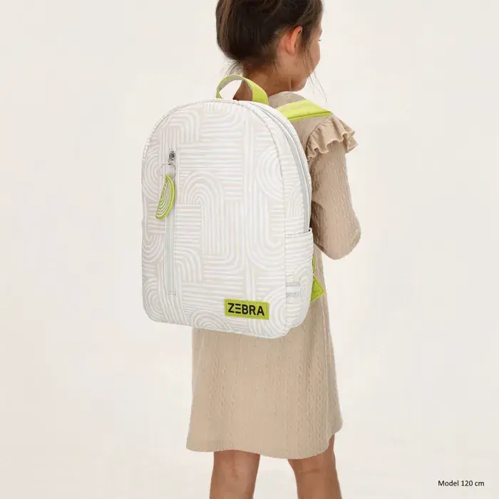 Zebra Trends Zebra Trends Saar kinderrugzak beige bogen