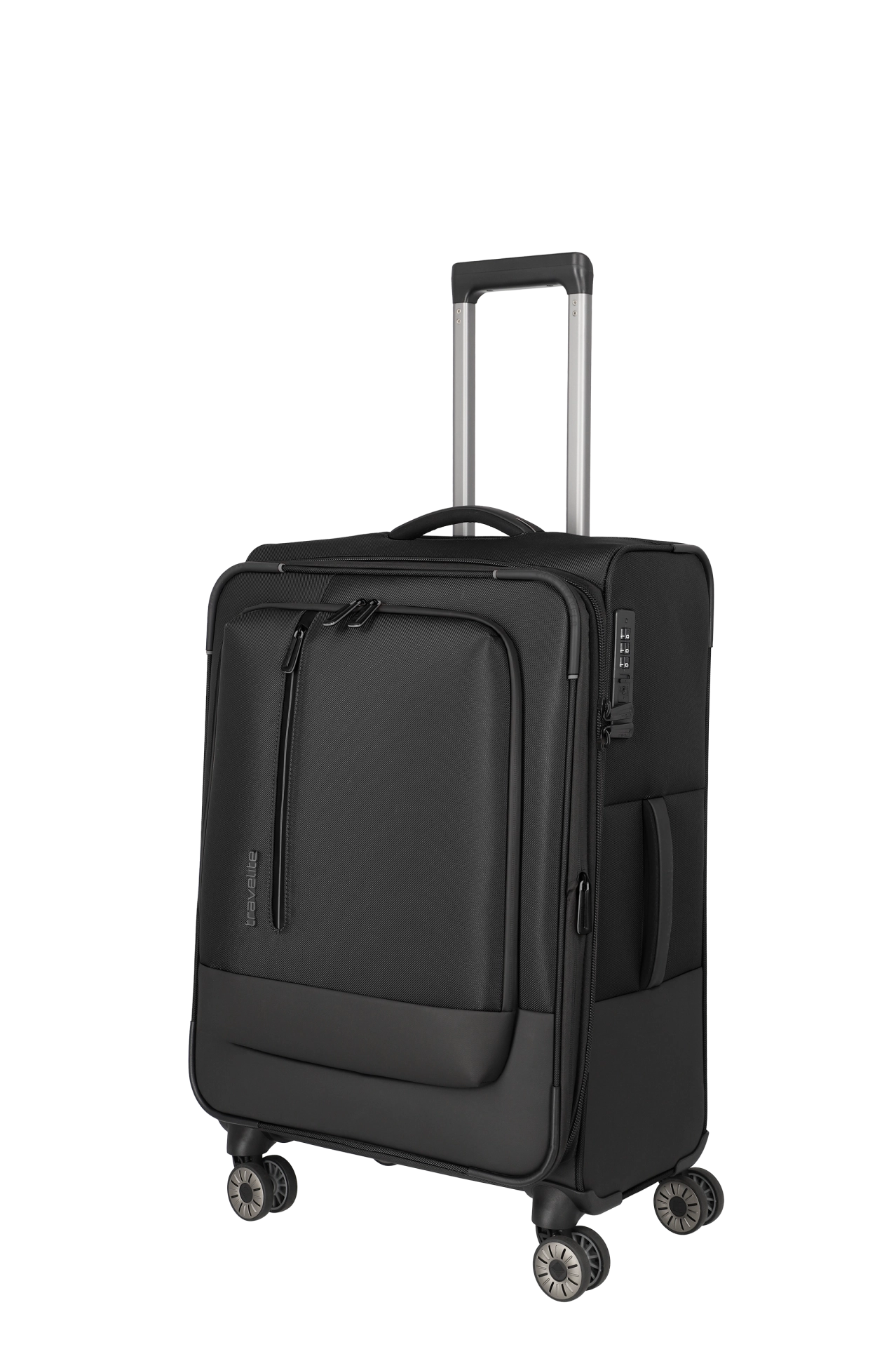 Travelite Travelite Crosslite 5.0 Medium 4-wiel trolley zwart