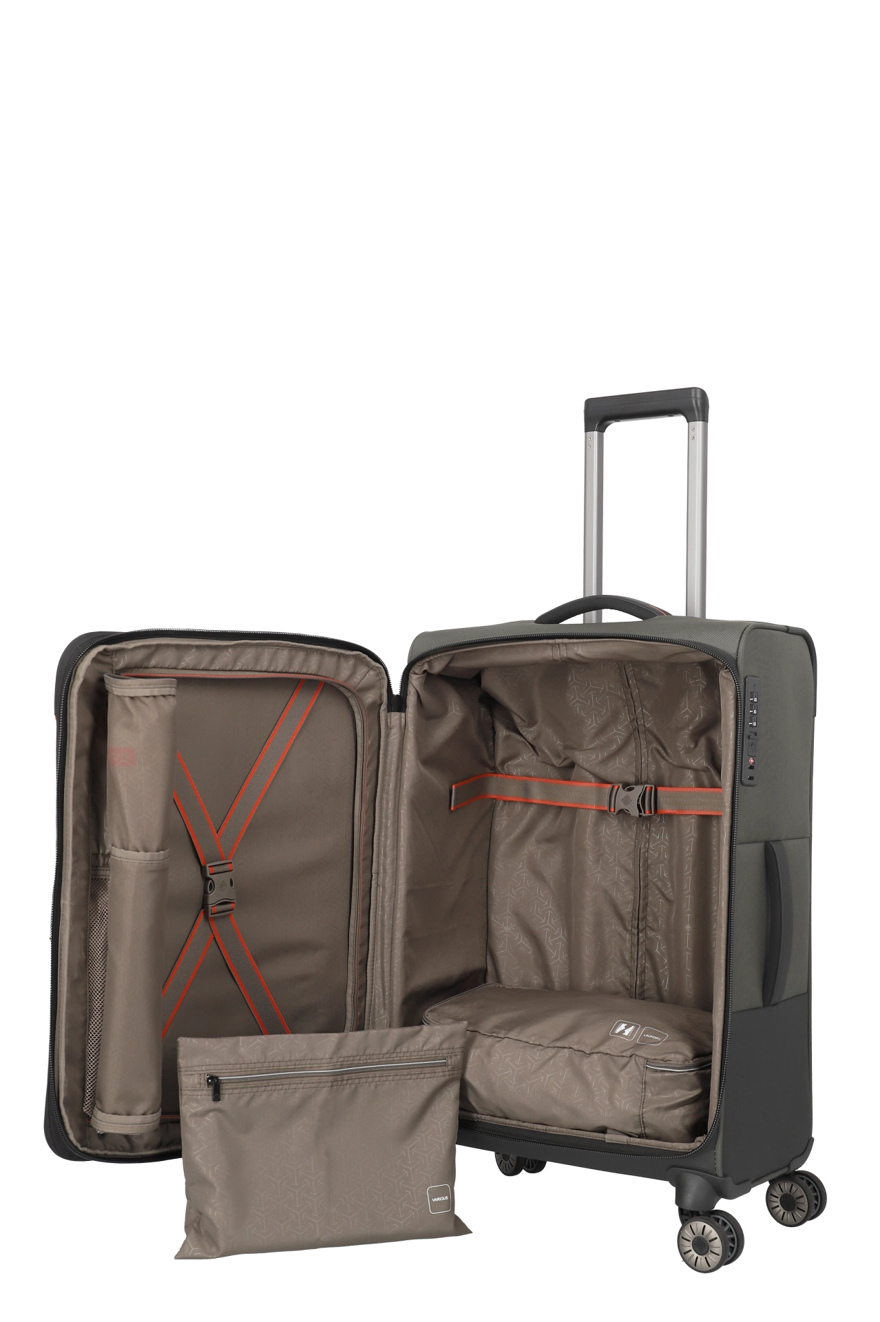 Travelite Travelite Crosslite 5.0 Medium 4-wiel trolley olive