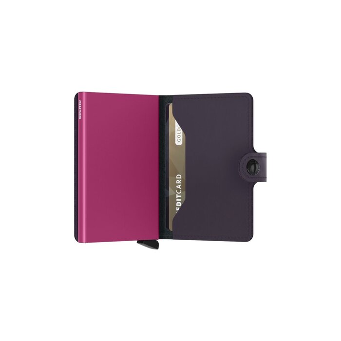 Secrid Secrid Miniwallet Matte dark purple-fuchsia