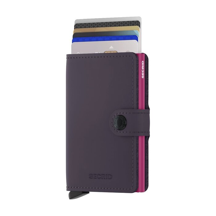 Secrid Secrid Miniwallet Matte dark purple-fuchsia