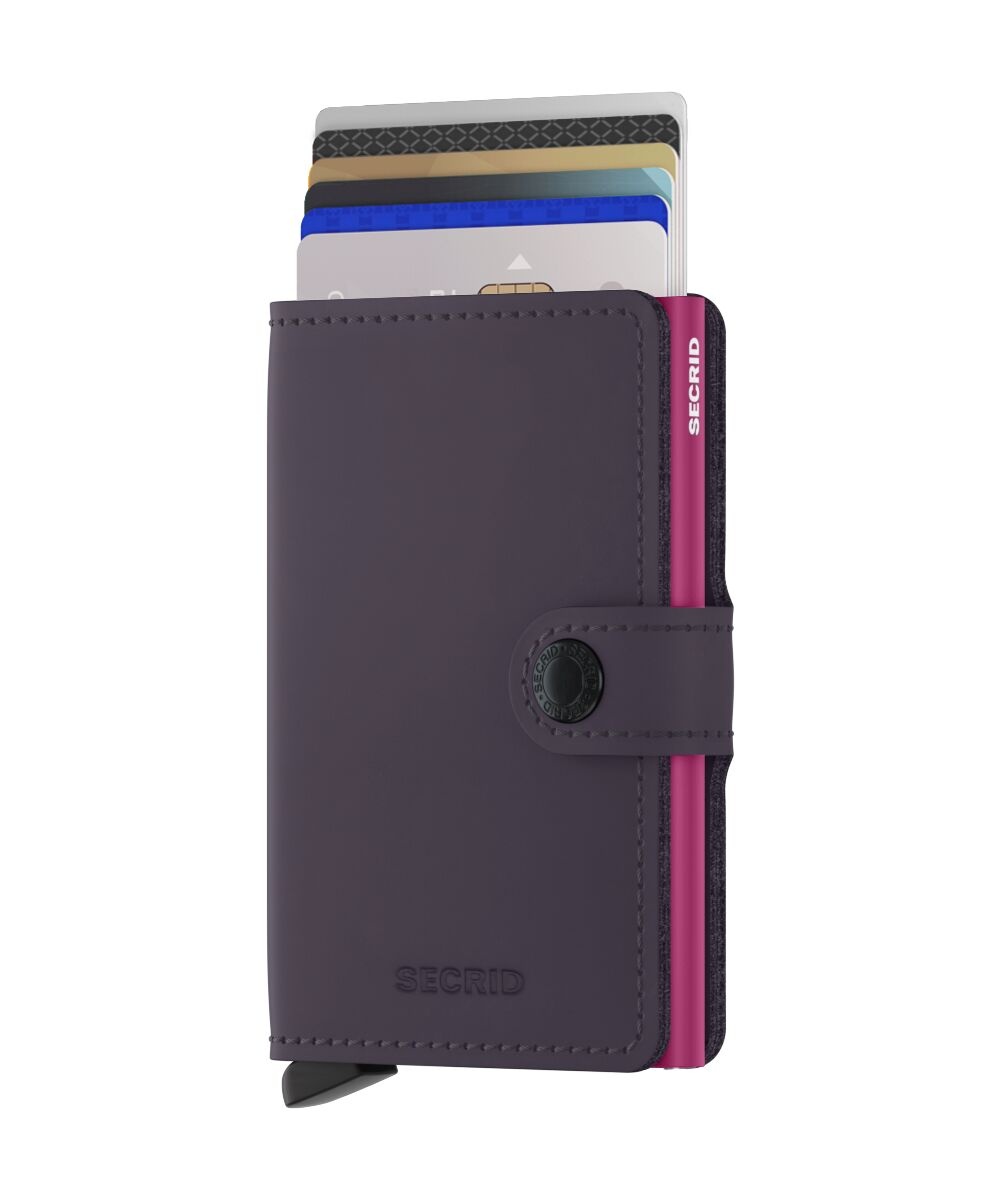 Secrid Secrid Miniwallet Matte dark purple-fuchsia
