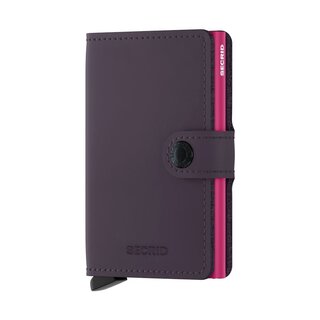 Secrid Miniwallet Matte dark purple-fuchsia