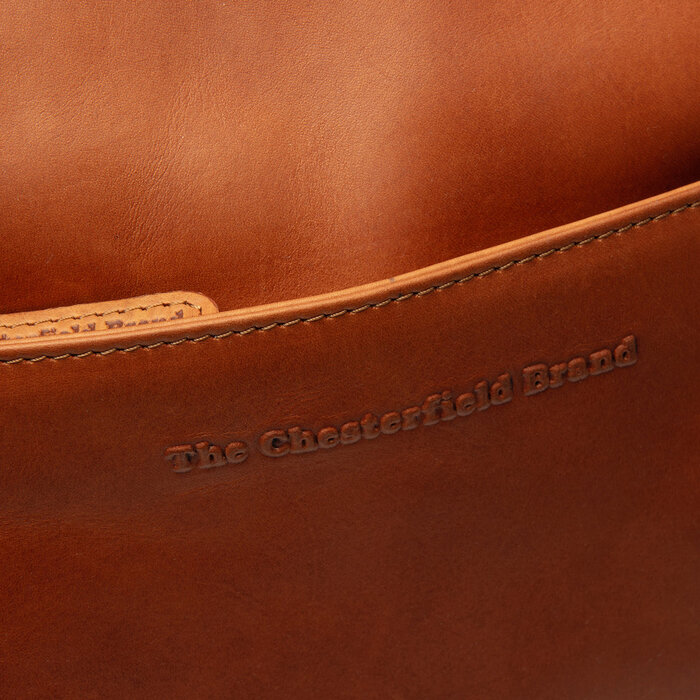 Chesterfield Chesterfield Lunton schoudertas cognac
