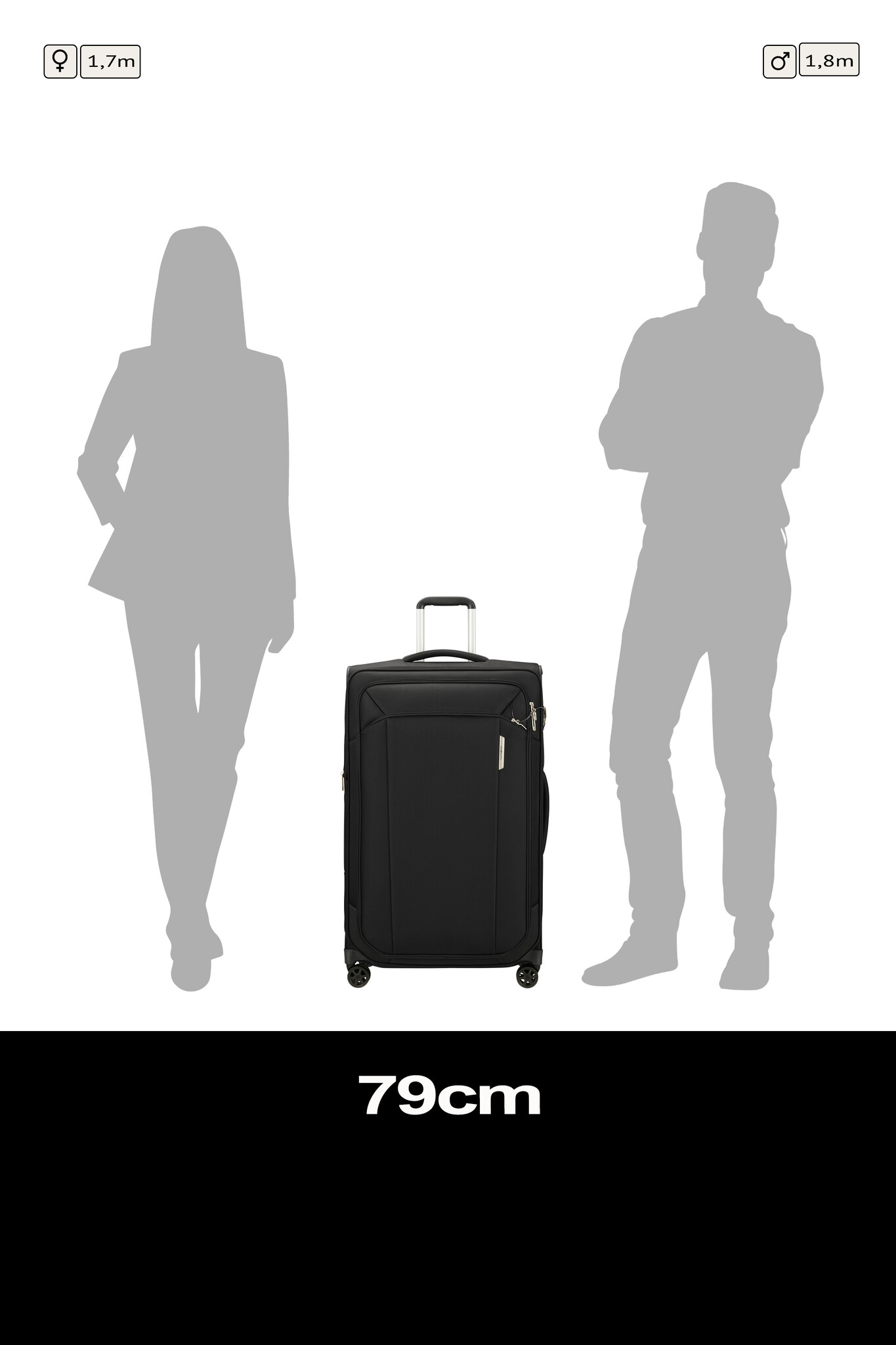 Samsonite Samsonite Respark spinner 79 exp ozone black