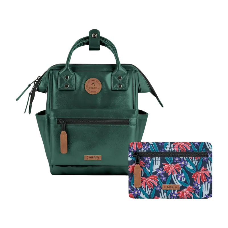 Cabaia Cabaia Adventurer xs rugtasje Lucerne dark green iridescent