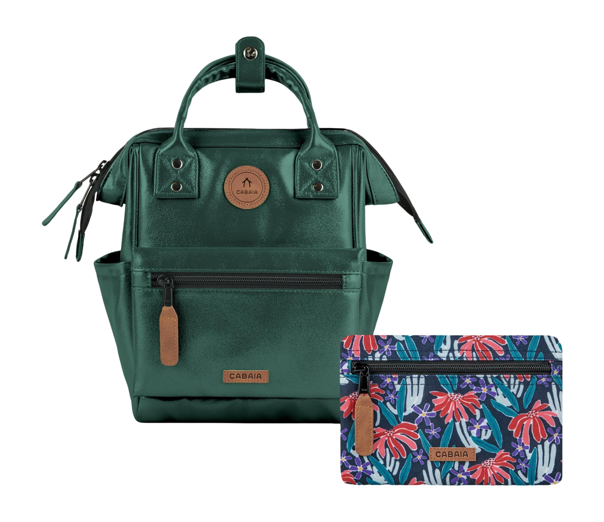 Cabaia Cabaia Adventurer xs rugtasje Lucerne dark green iridescent