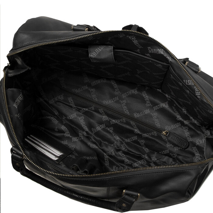 Justified Bags Justified Bags Max leren reistas black