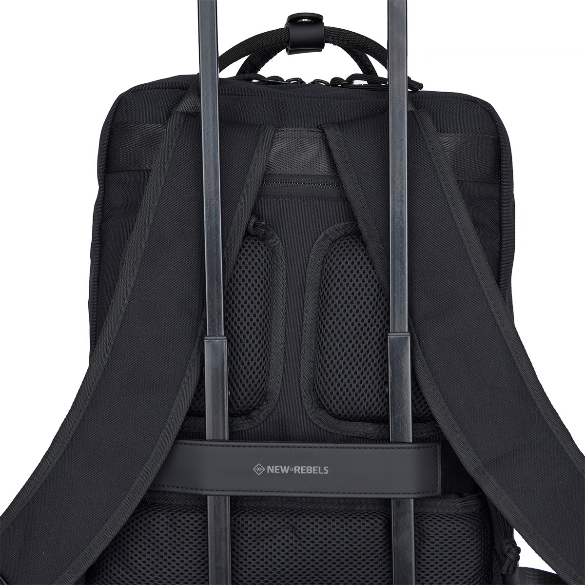 New Rebels New Rebels Milwaukee Bruce 15.6" handel backpack zwart