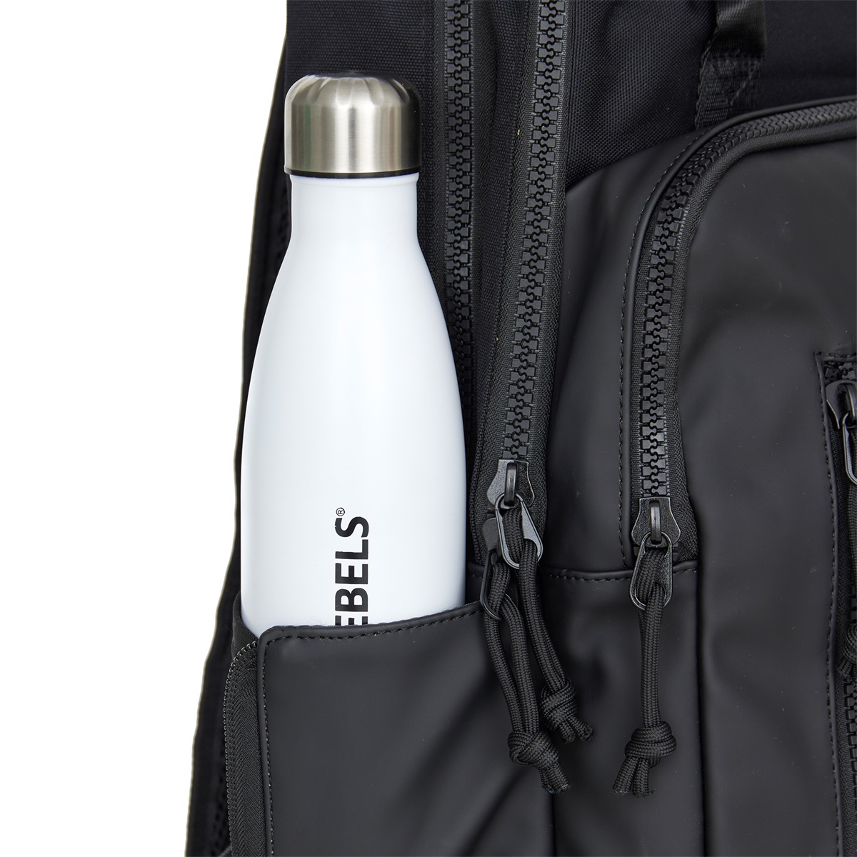 New Rebels New Rebels Milwaukee Bruce 15.6" handel backpack zwart