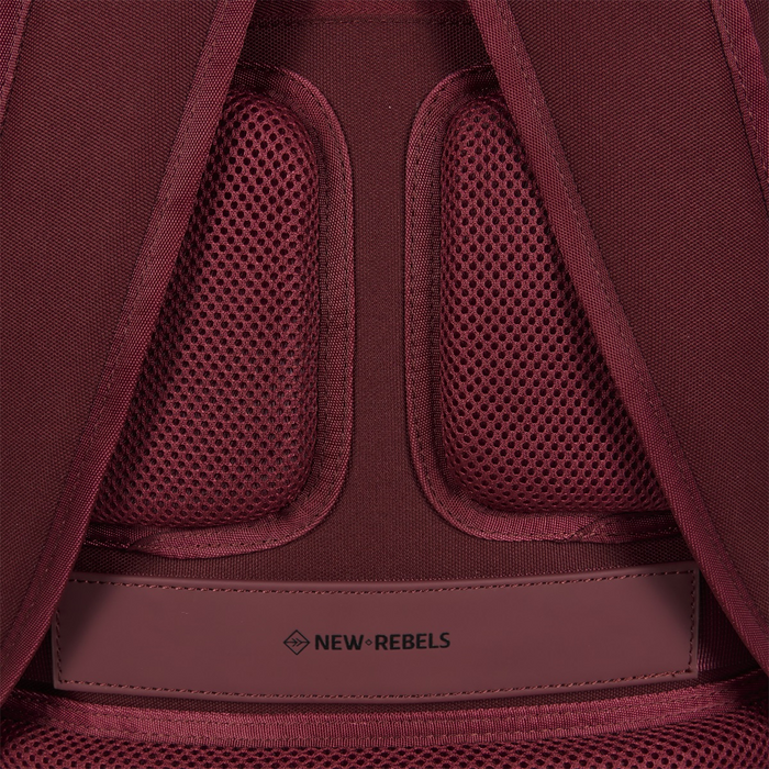 New Rebels New Rebels Milwaukee Bruce 15.6" handel backpack burgundy