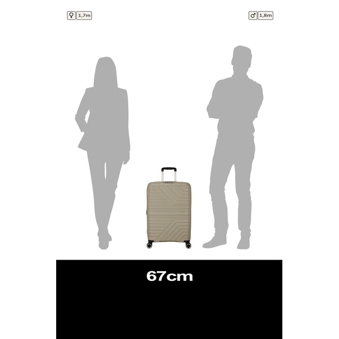 American Tourister American Tourister FLYTWIST SPINNER 67cm TSA EXP sandstone