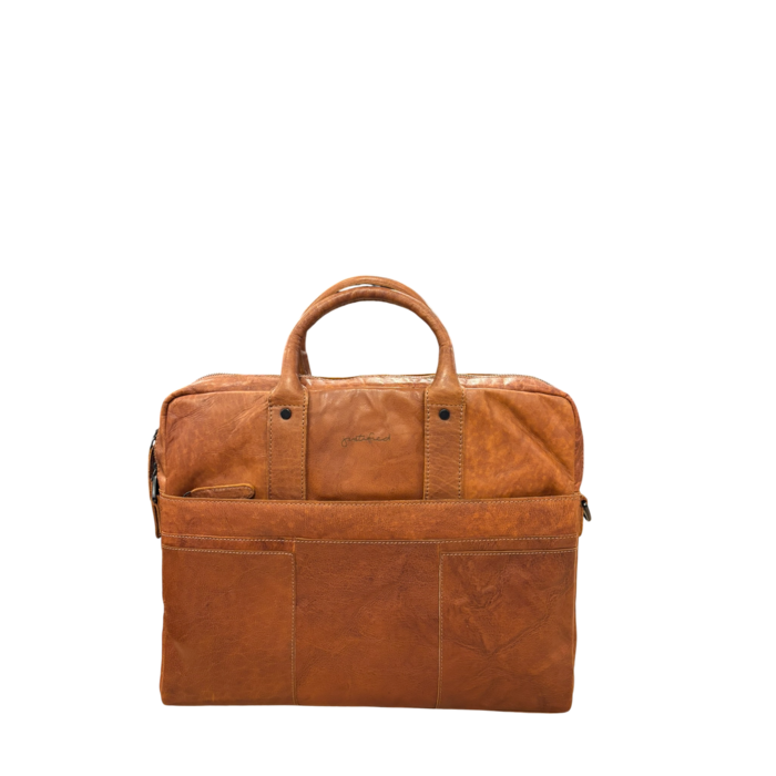Justified Bags Justified Bags Nika 15.4" laptoptas cognac
