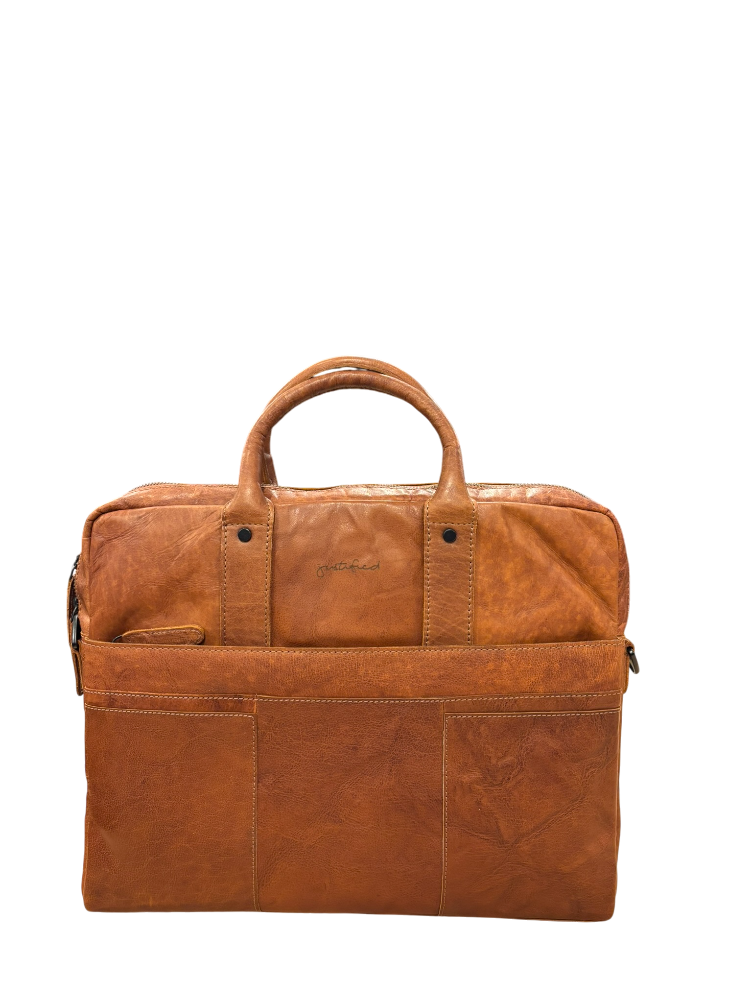 Justified Bags Justified Bags Nika 15.4" laptoptas cognac