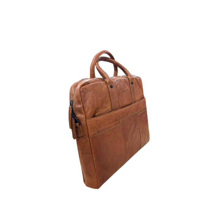 Justified Bags Justified Bags Nika 15.4" laptoptas cognac