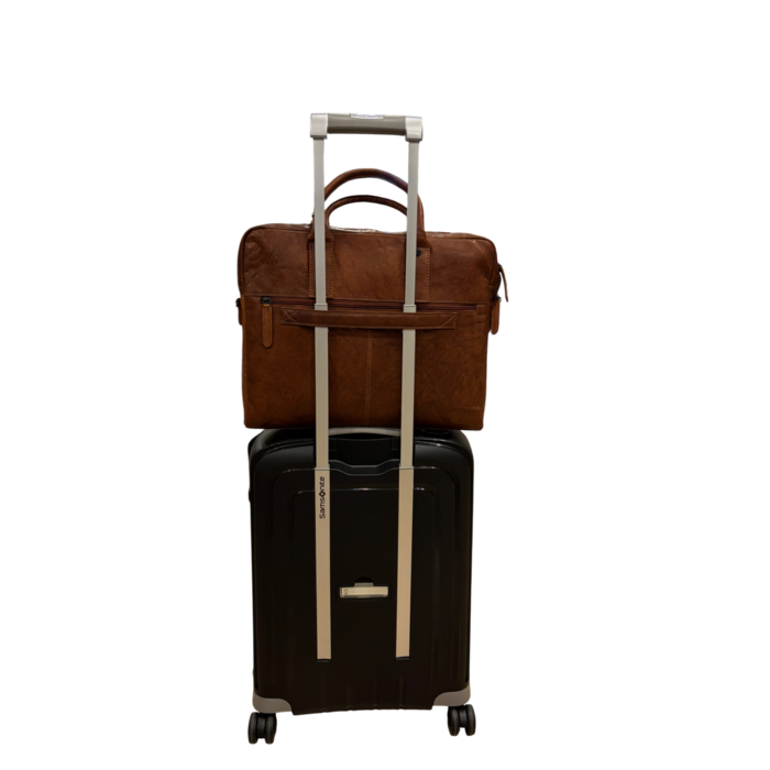 Justified Bags Justified Bags Nika 15.4" laptoptas cognac