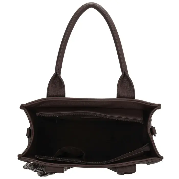 Charm London London Bond middelgrote shopper donker bruin