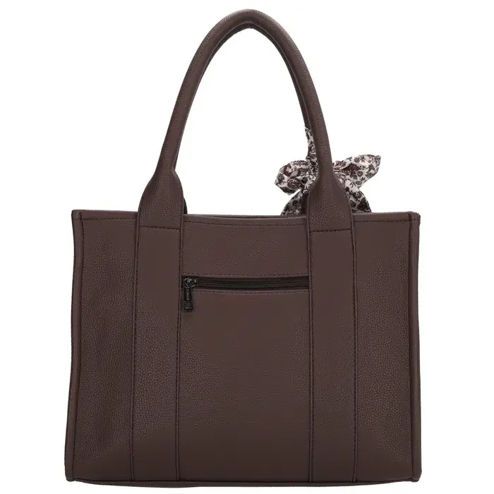 Charm London London Bond middelgrote shopper donker bruin