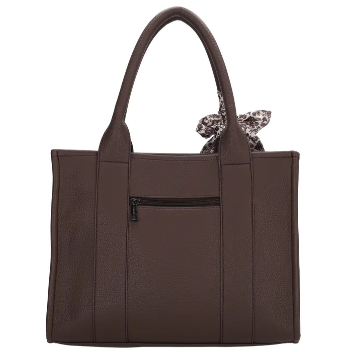 Charm London London Bond middelgrote shopper donker bruin